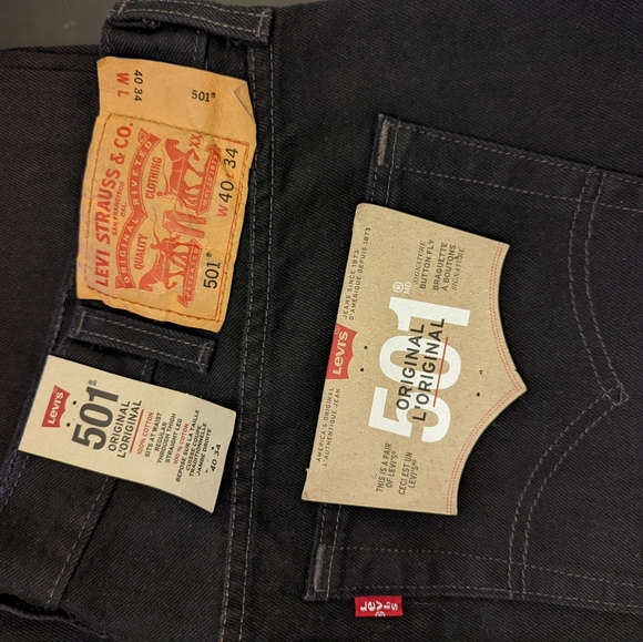 Levi's Men 501 Waist 40 - Picture 2 of 4